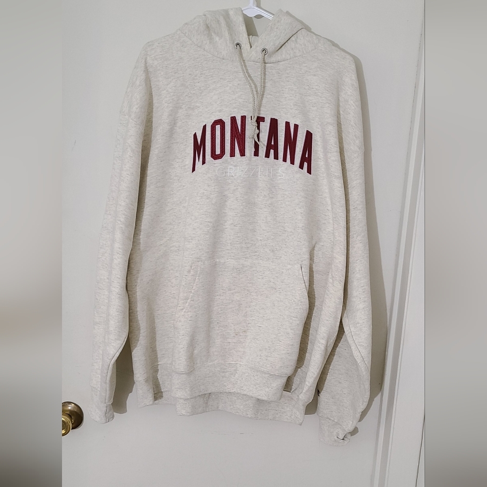 Vintage Champion University of Montana Grizzlies Hoodie 2XL